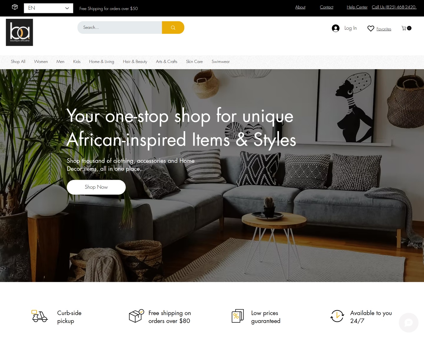 Boutique Africaine E-commerce